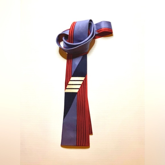 Men’sVintage Silk Flat Bottom Tie